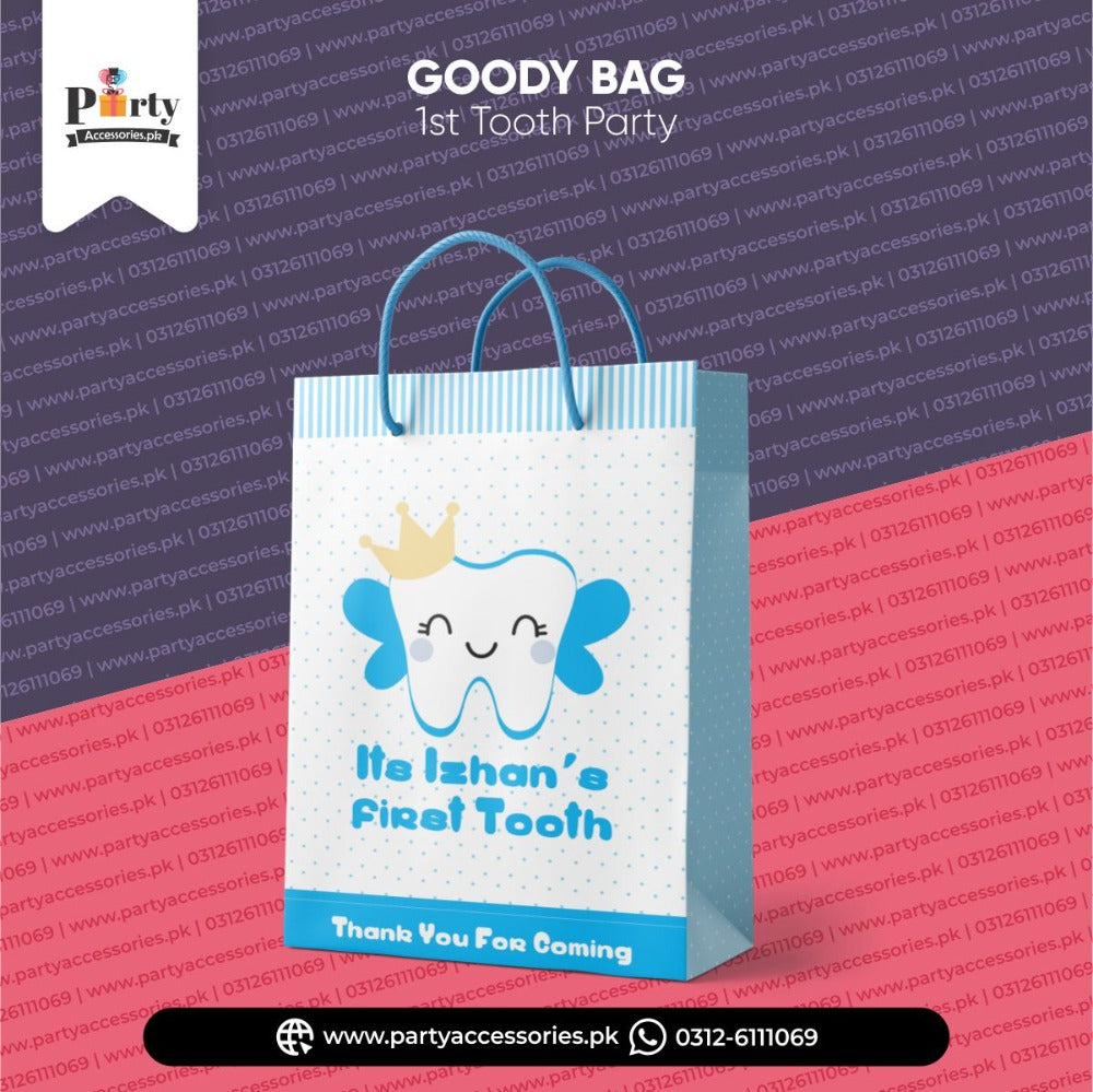 first tooth favor goody bags