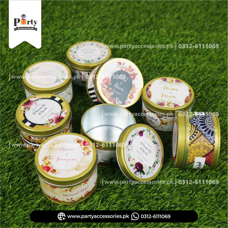 Tin box weddings discount