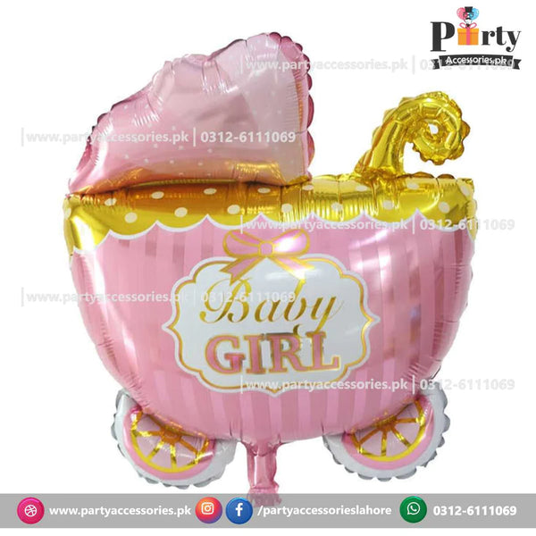 Baby Girl foil Balloon for welcome baby and baby shower amazon ideas