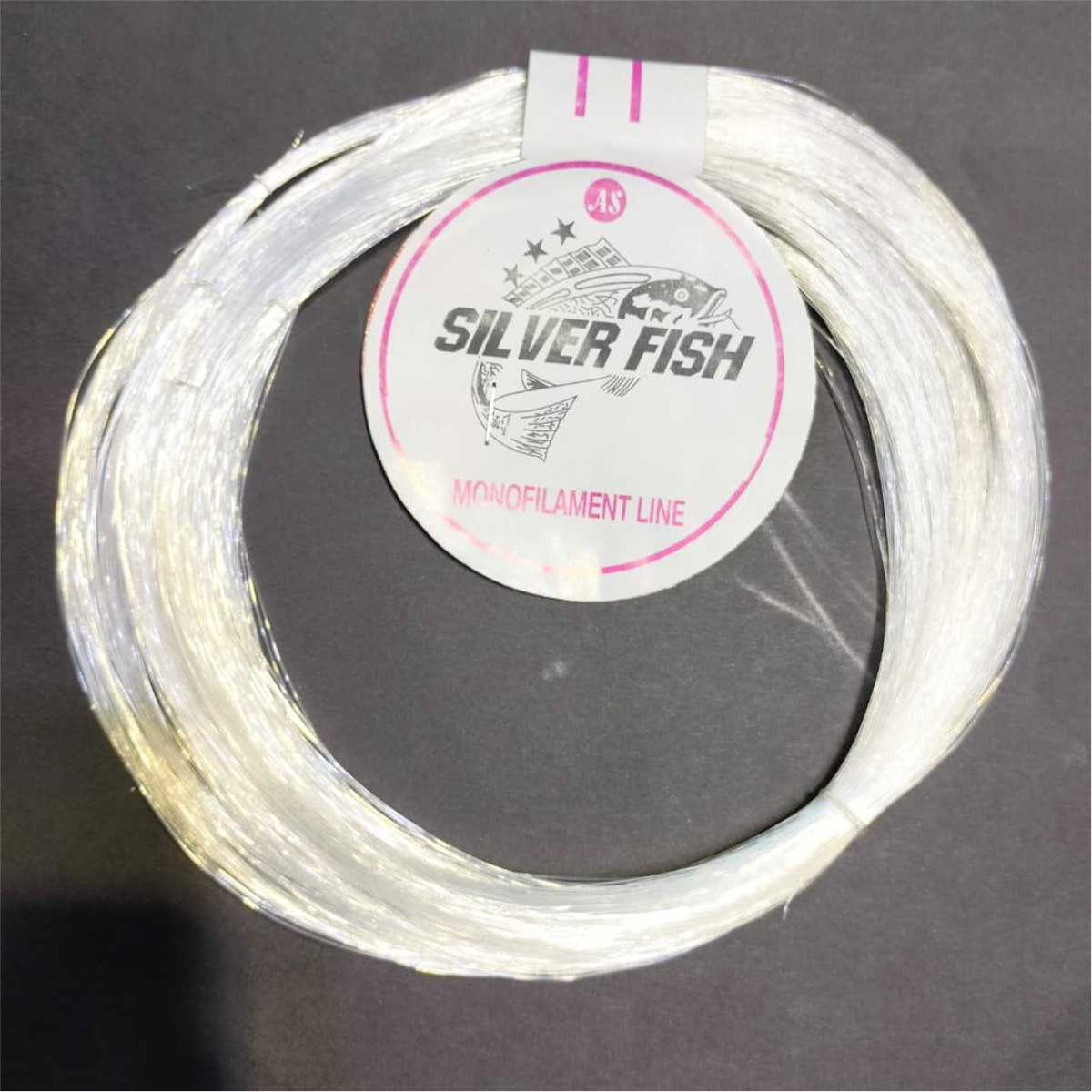 Fish wire silver fish  Super strong mono Filament White plastic fish –