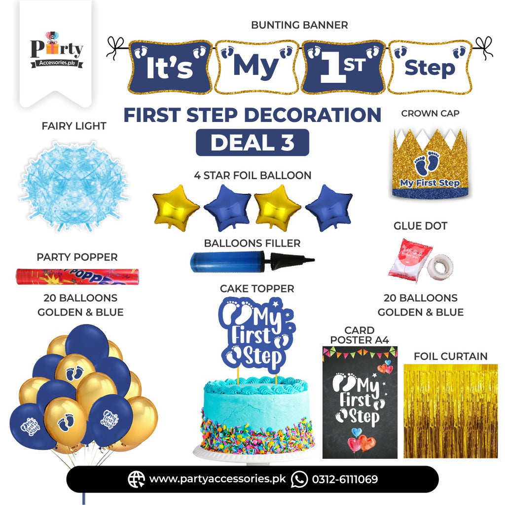 baby boy's first step deal set for back wall decorations deal 3 