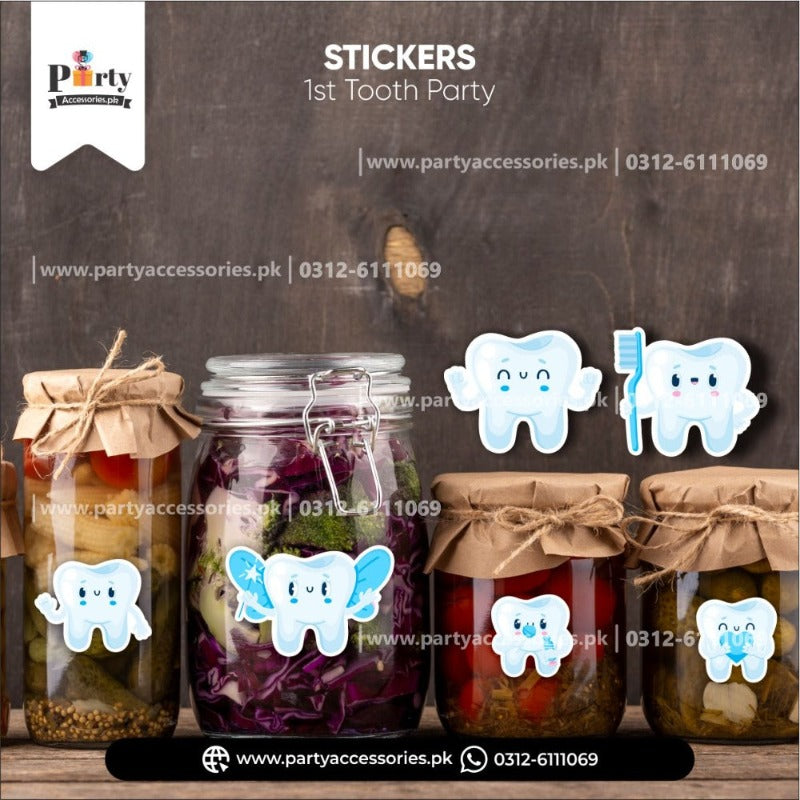 first tooth stickers cutout 1st tooth ideas