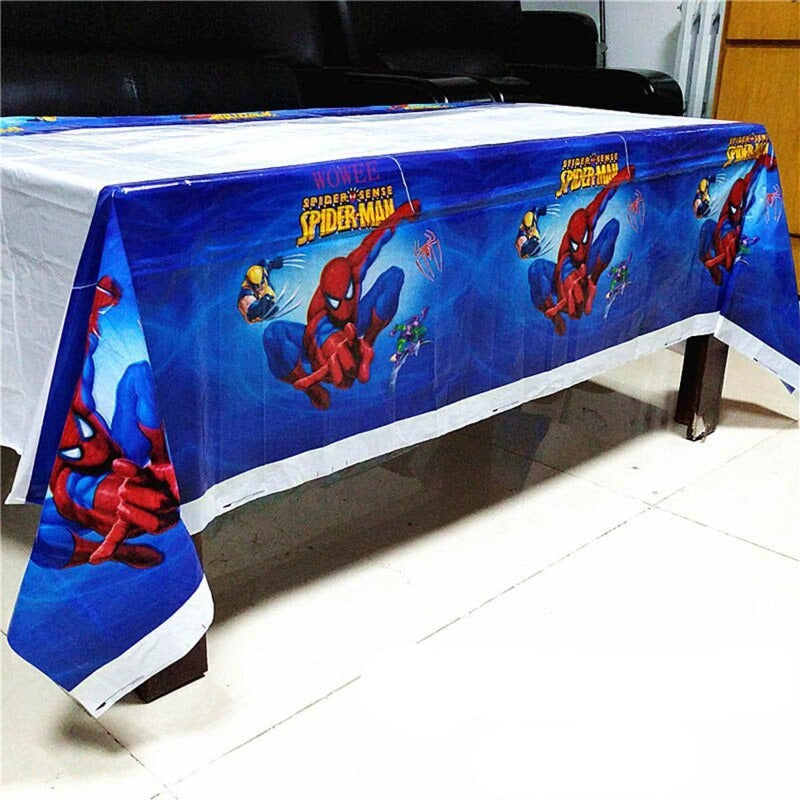 spiderman theme table tope sheet cover