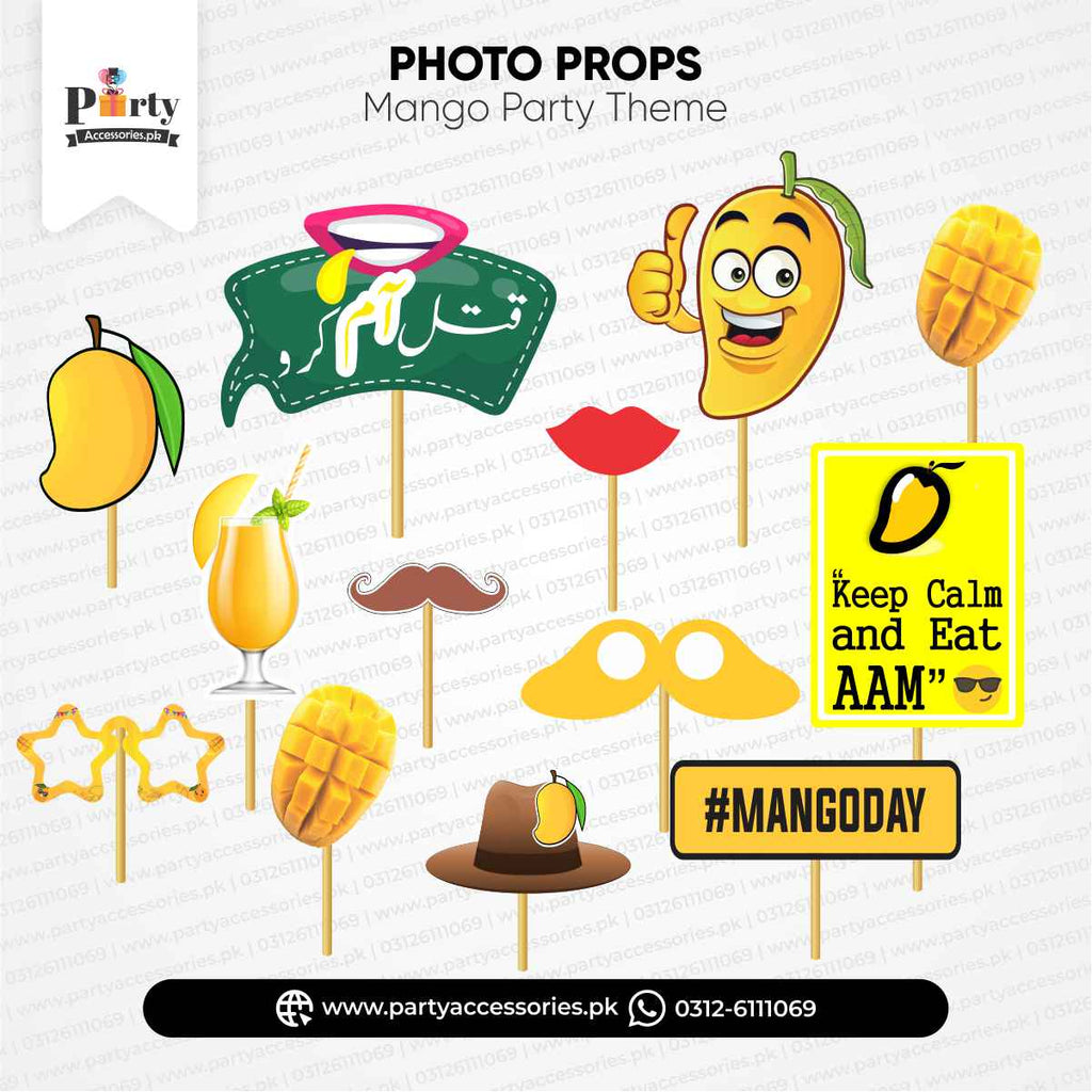 Mango Party Theme Props Set