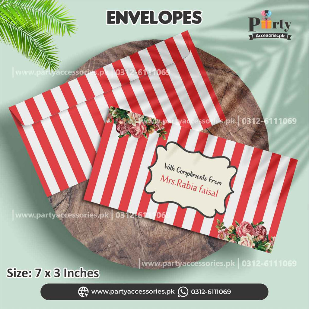 custom made money envelopes