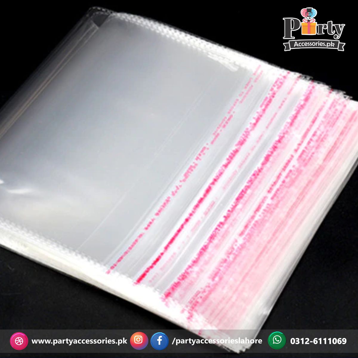 Transparent plastic taping bags Clear zipper bags Plastic seal bags for packaging 12x18 inches