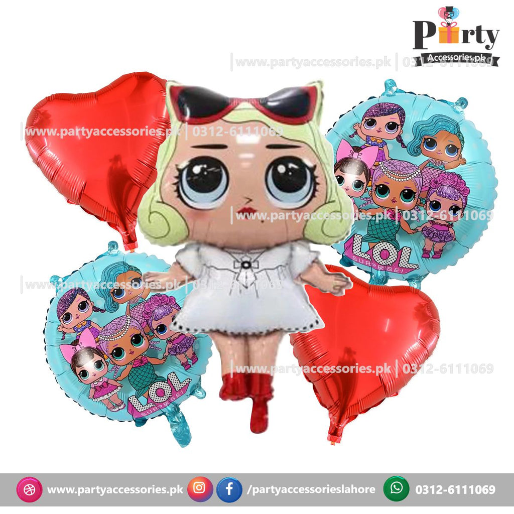 lol doll merilyn doll foil balloon