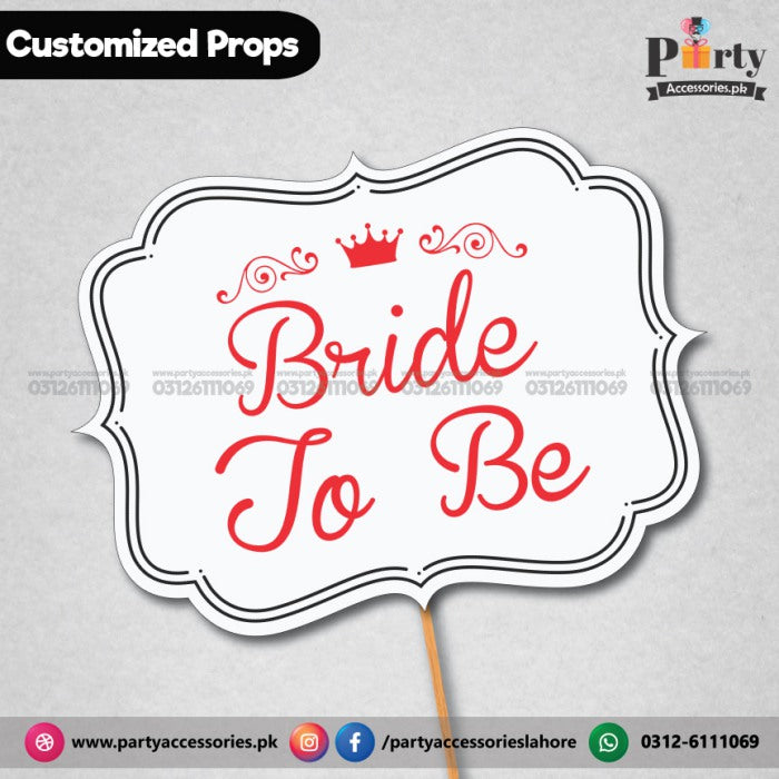 Bride to be party Photo prop