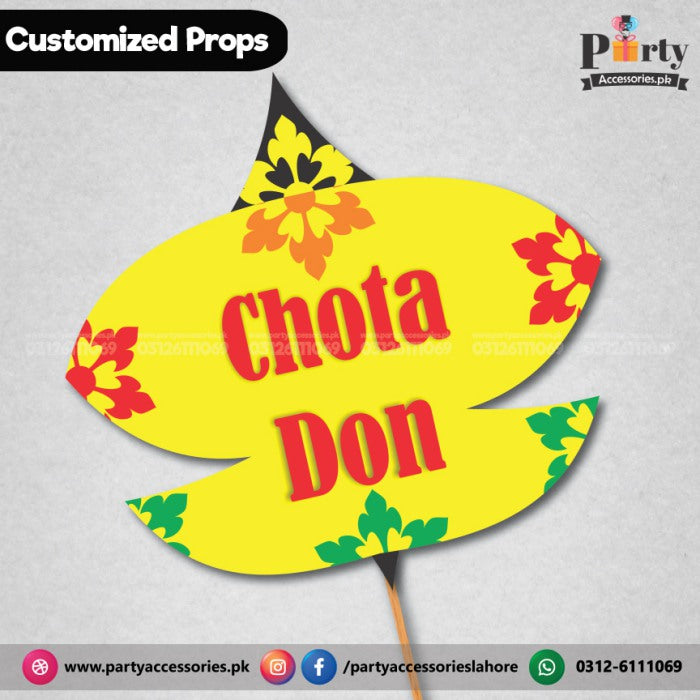 Customized funny party props chota don kite
