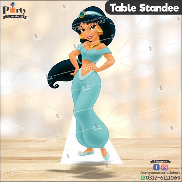 Customized Aladdin Princess theme Table standing character cutouts