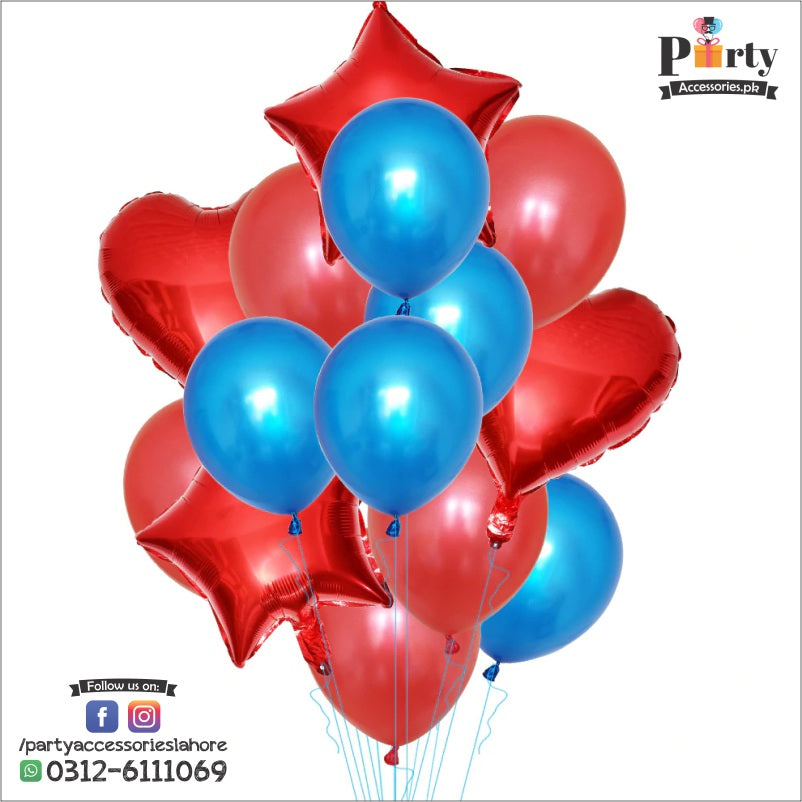 star balloons latex balloons heart foil balloons