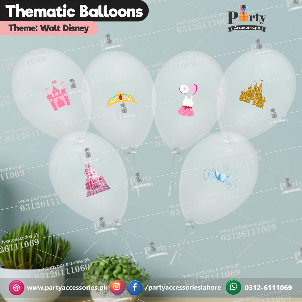 Walt Disney transparent balloons with stickers 