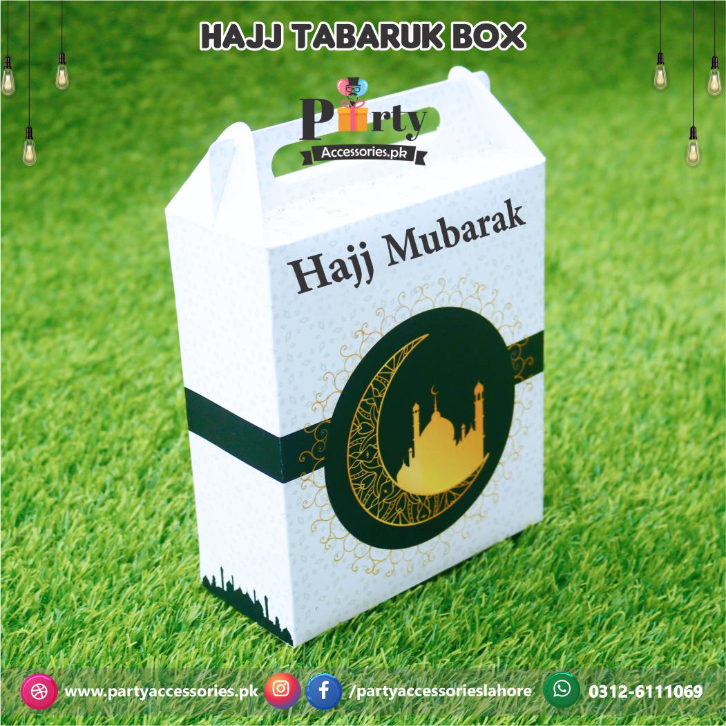 Customized Hajj Tabaruk Distribution Boxes 