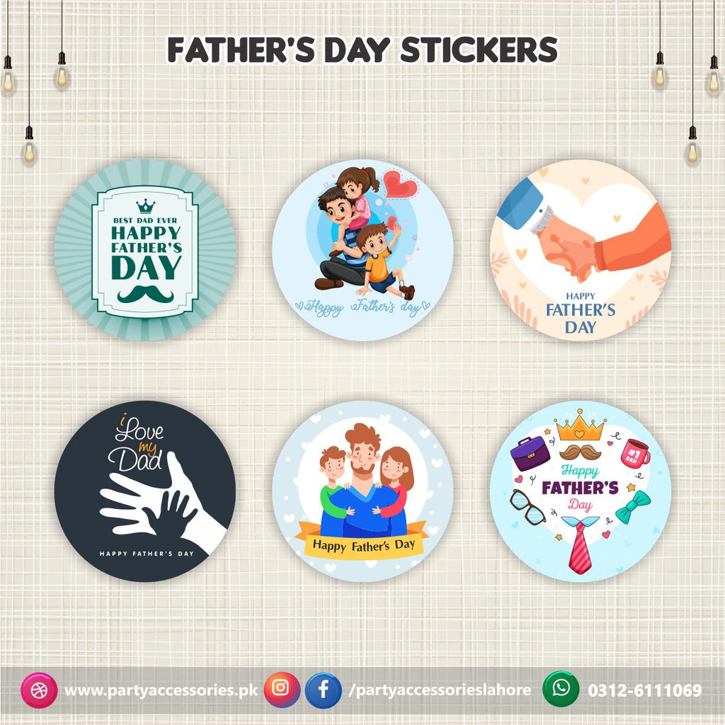 Happy Father's day Stickers | Mother's day Decorations