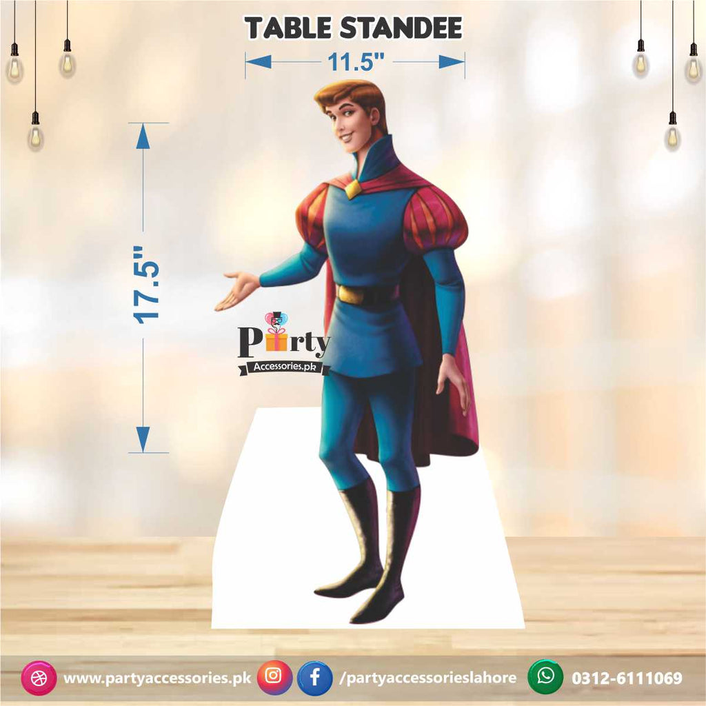 Prince theme Table standing character cutouts
