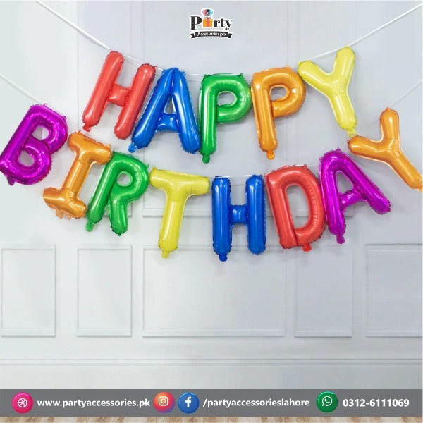 super heroes theme happy birthday foil ballioons