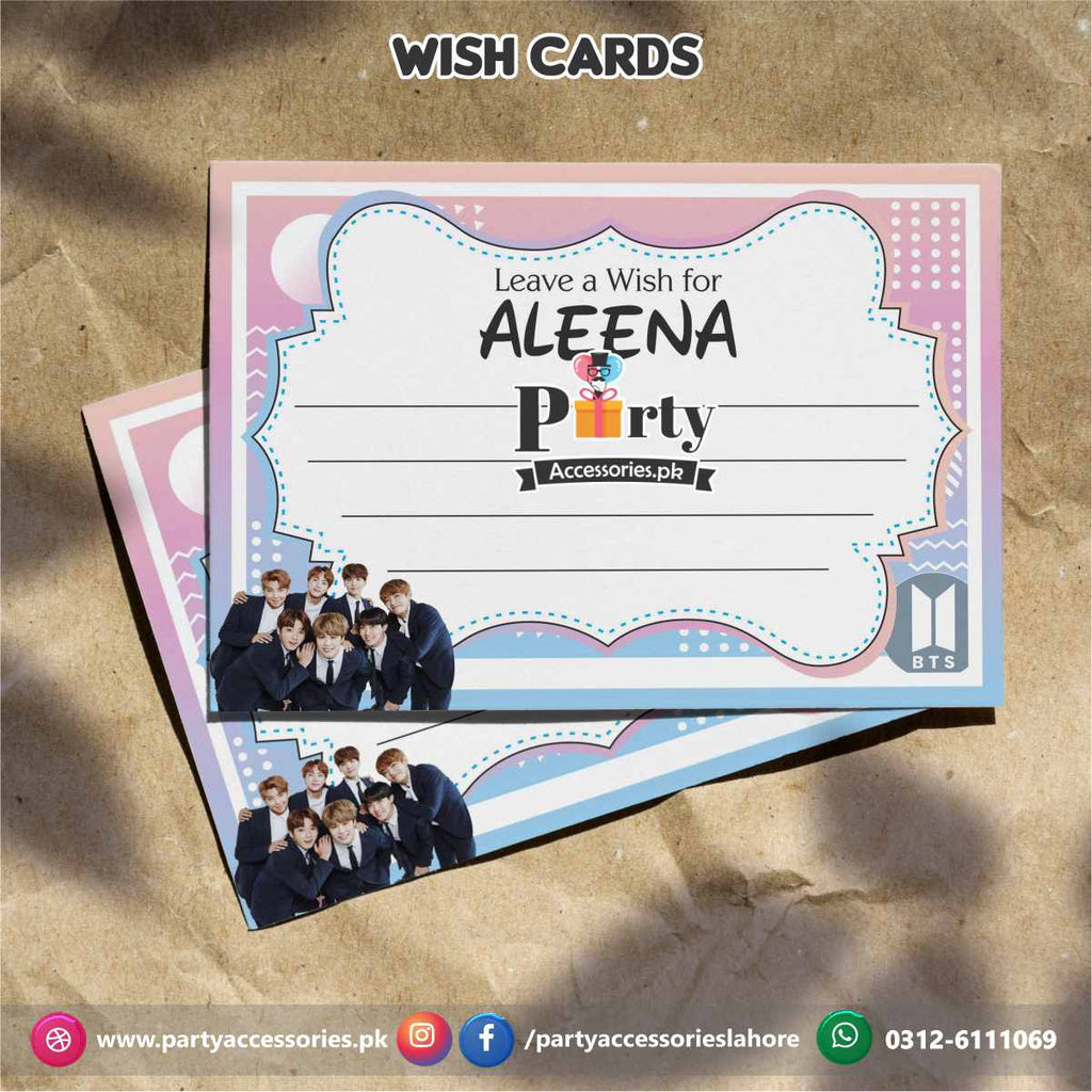 bts wish cards