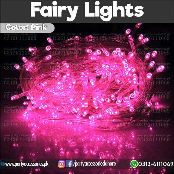 Pink string LED Fairy Lights electric for Decoration