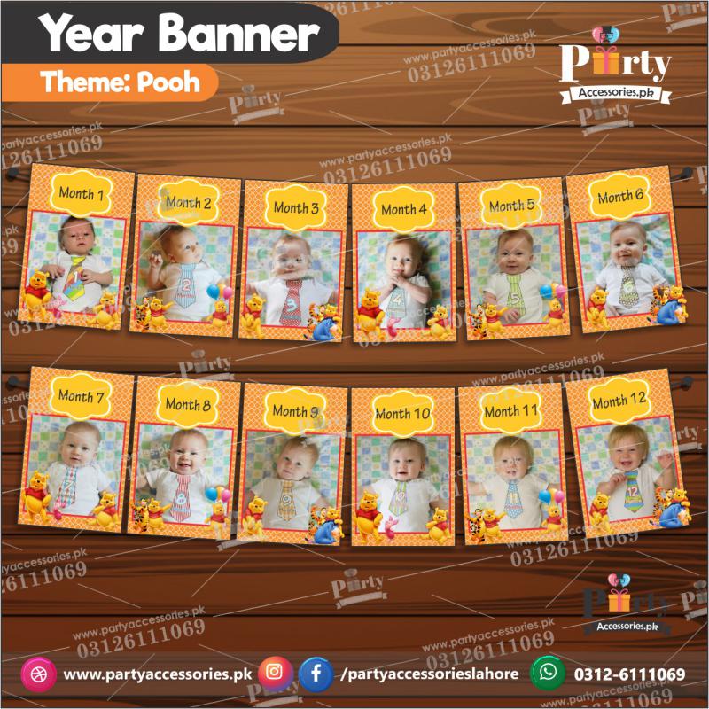 Customized Month wise year Picture banner in Pooh theme