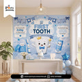 First tooth party decoration backdrop 