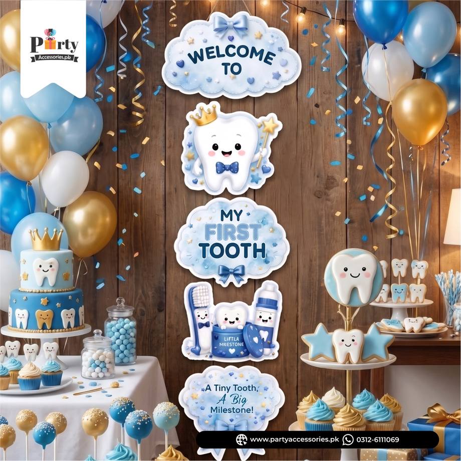 Welcome to My First Tooth Door Hanging Decoration