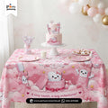 First tooth Celebration party customized table sheet for Baby Girl