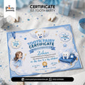First tooth Fairy party certificate Customized for boy