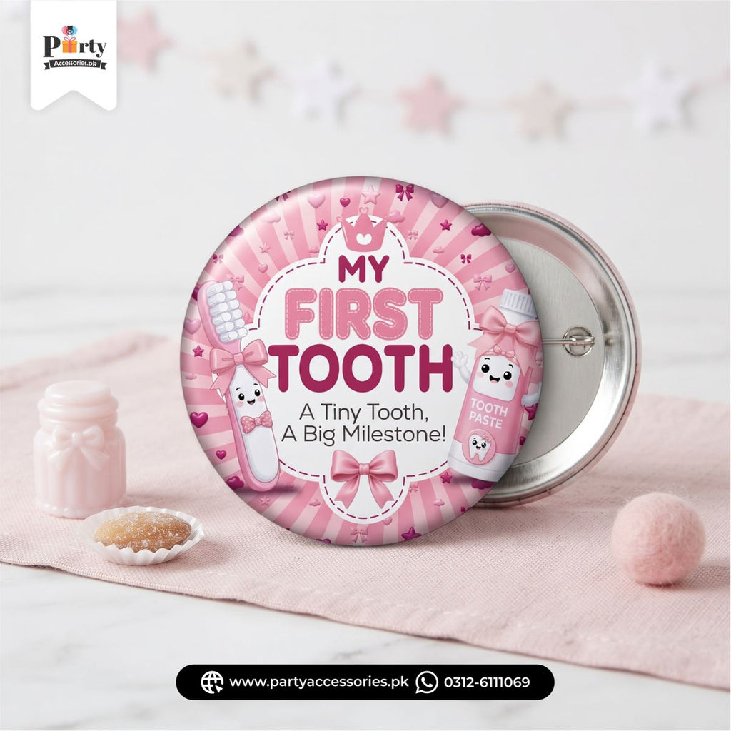 first tooth badge for girl