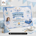 1st tooth party celebration certificate