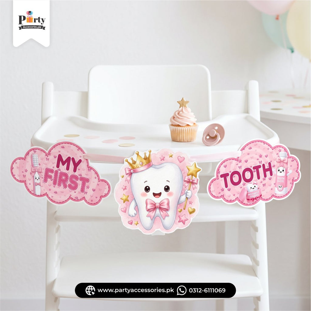 My first tooth theme Chair banner