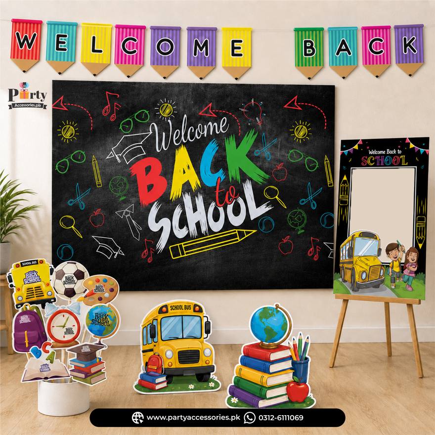 Back to School Decoration Deal 1 – Complete Party Setup