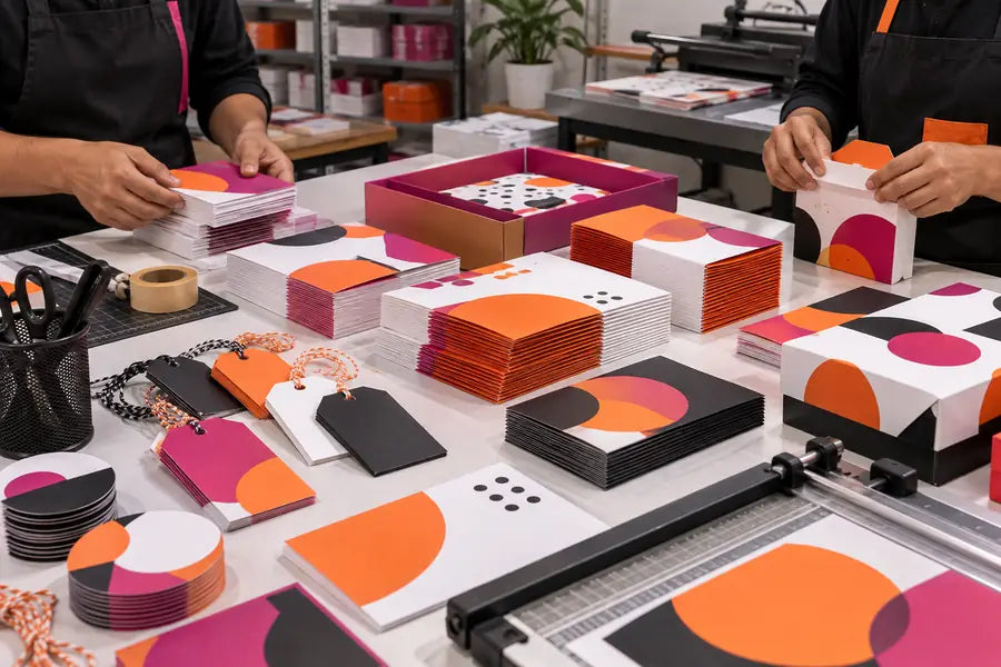 Party products being prepared in-house for a bulk order