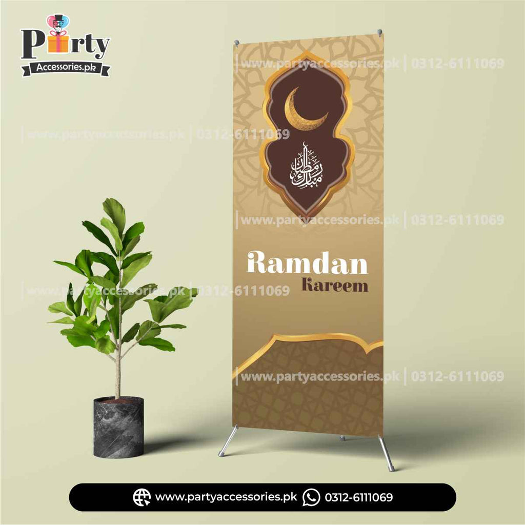 Ramadan kareem welcome standee