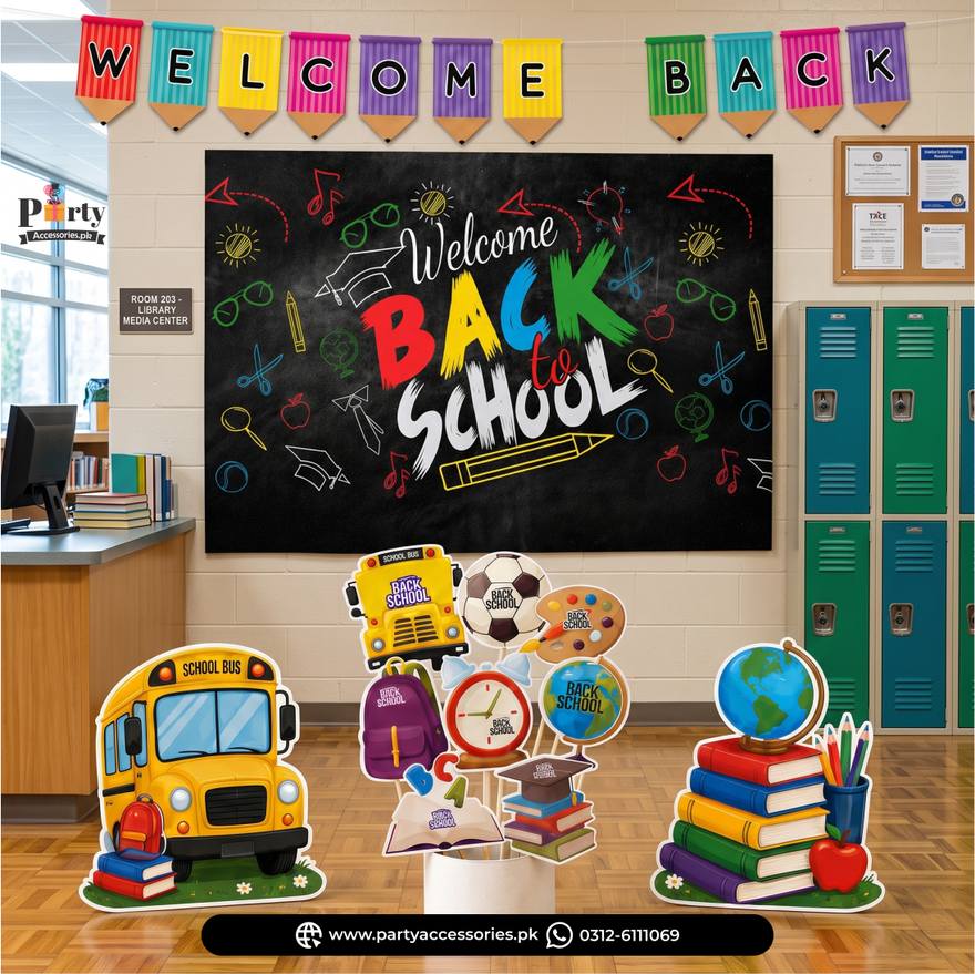 Back to School Party Decor