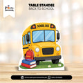 School bus table standee
