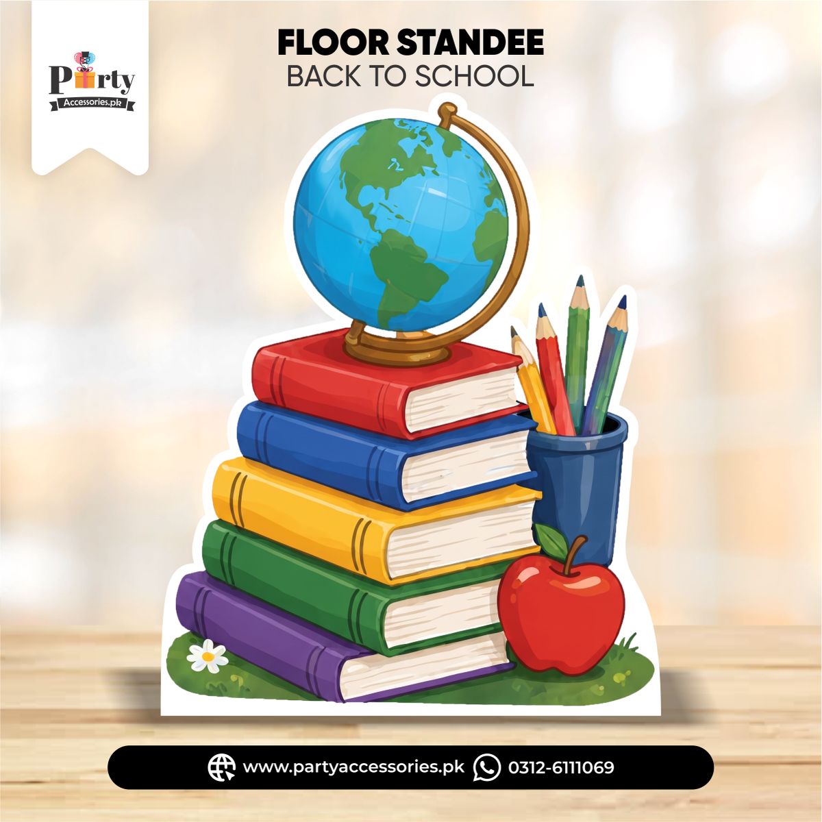 Back to School Standing Cutouts – Classroom & School Decorations