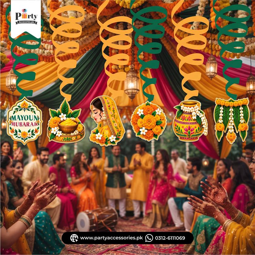 Mayoun Spiral Hanging Swirls Party Decoration