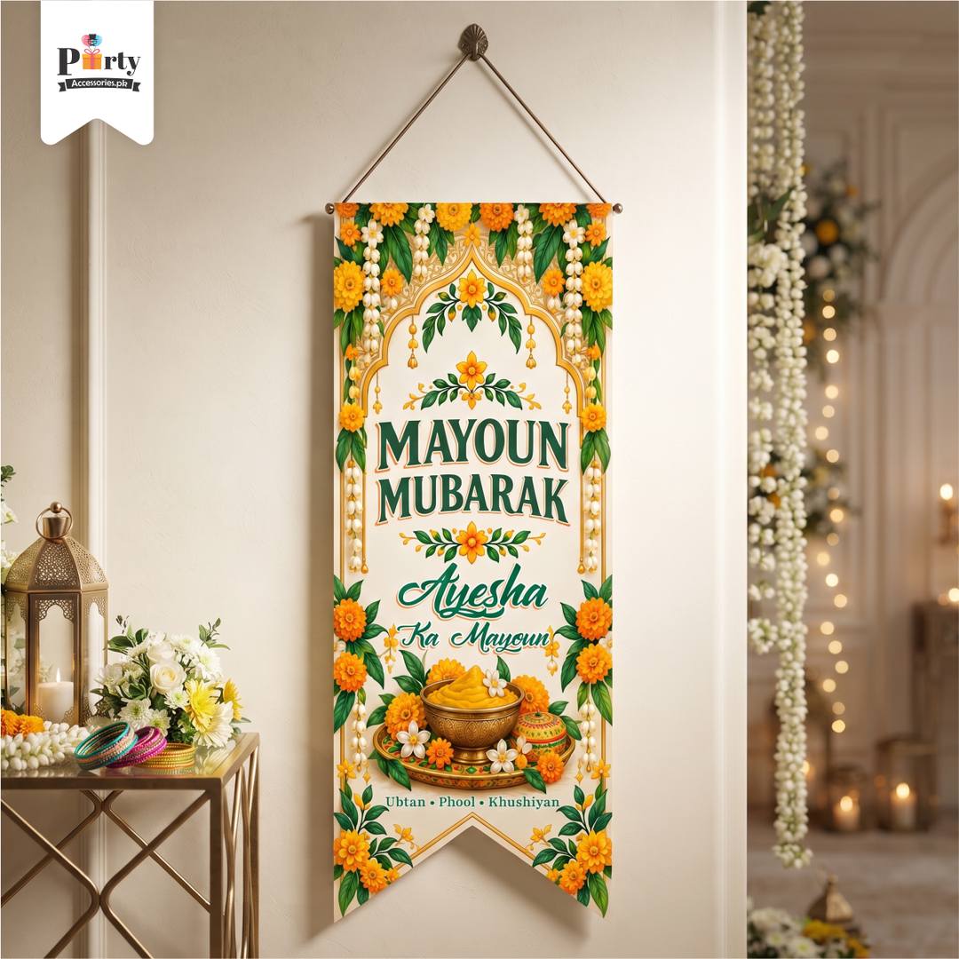 Mayoun Party Decoration Roman Wall Hanging Banner