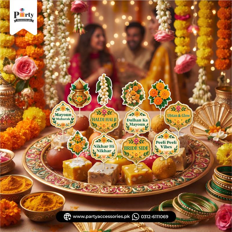 Mayoun Cupcake Toppers