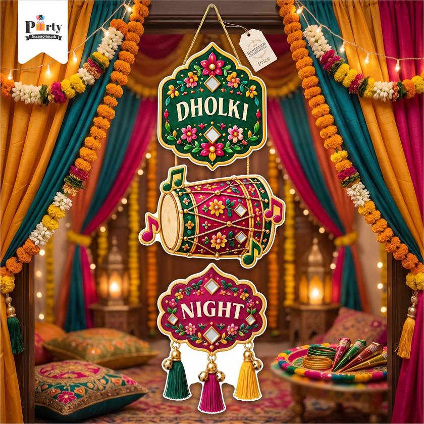 Dholki Night Wall Hanging Decoration