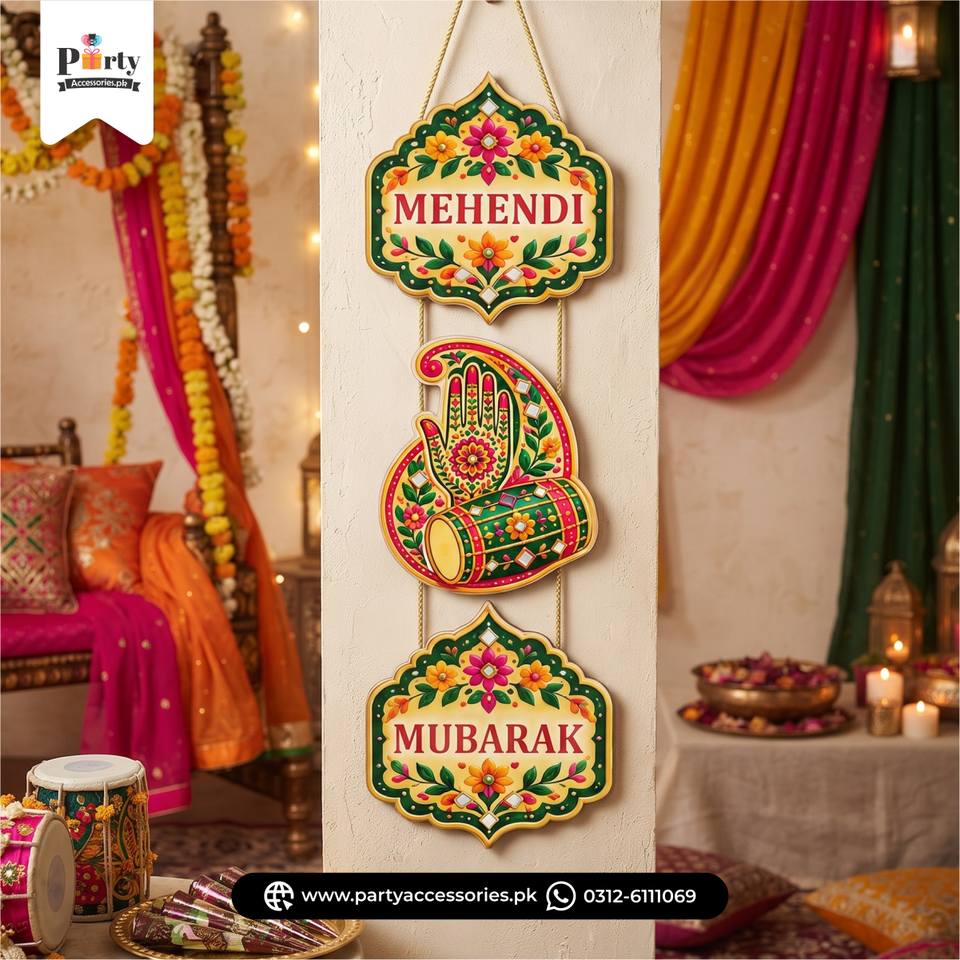 Mehendi Party Door & Wall Hanging Decoration