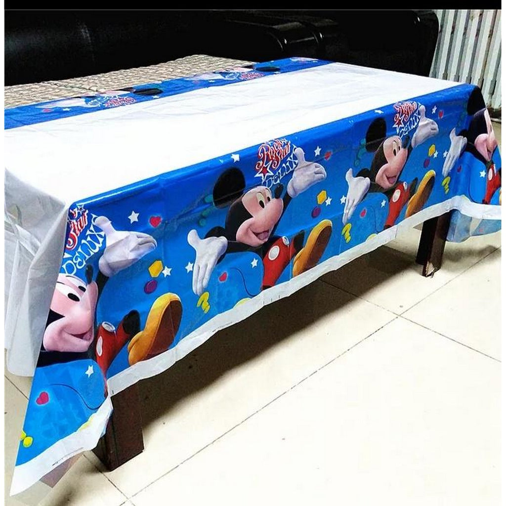 Mickey Mouse Birthday theme table top sheet decoration