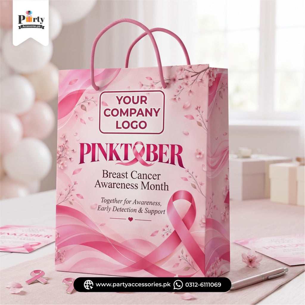 Pinktober Goody Bags Customized Favor Bags