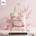 Pinktober Theme Tote Bags