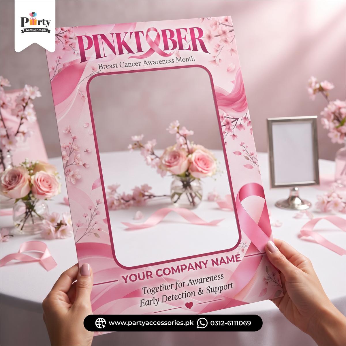 Pinktober Theme Photo Booth