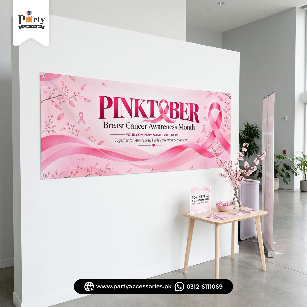 Pinktober Theme Wall Poster