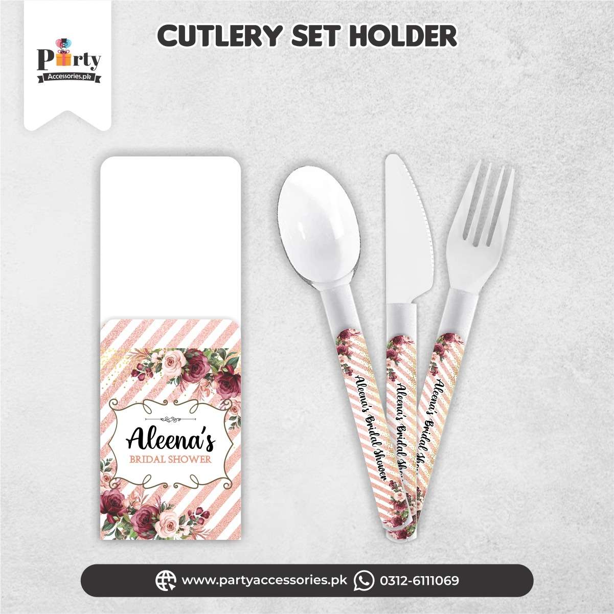 premium cutlery set for bridal shower 