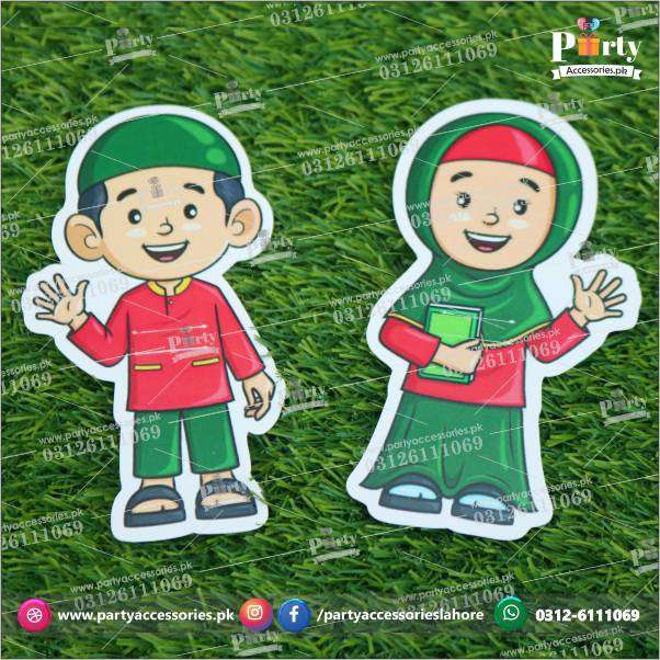 Eidi Giveaway Cards envelope boy girl shape | Pack of 12
