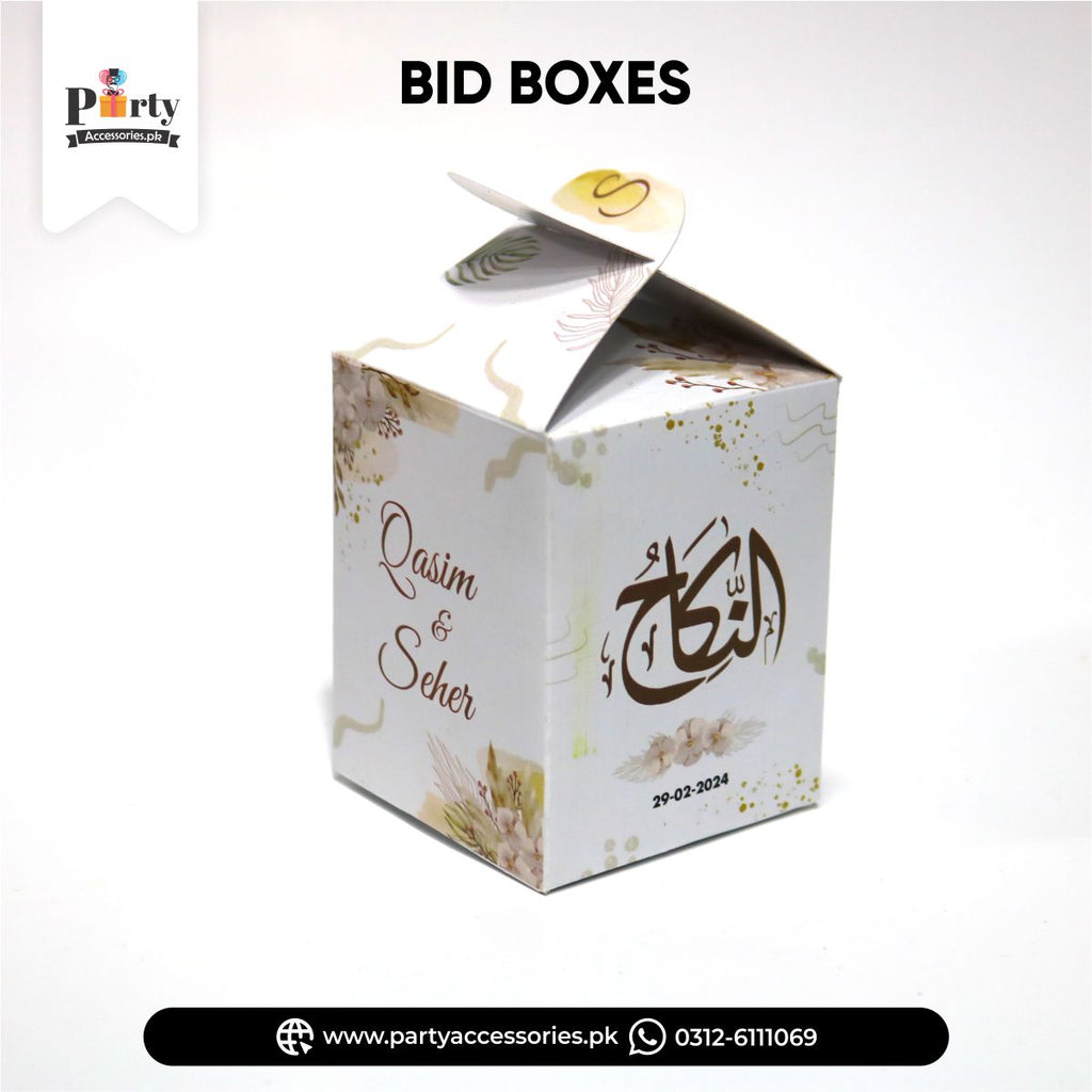 bid boxes in lahore