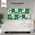 14 August Independence Day Wall Bunting Banner for Pakistan Party Decoration